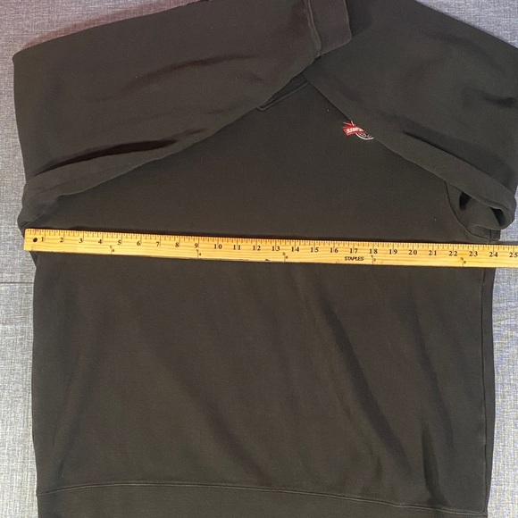 Cutter & Buck Joe Morgan Invitational V-Neck Pullover XL Black Pima Cotton Golf - Picture 10 of 11